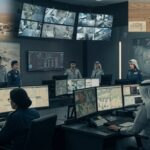 Qatar’s Bold MOVE: Kingpin of Gaza Talks Military personnel in a command center with multiple screens displaying maps and surveillance footage