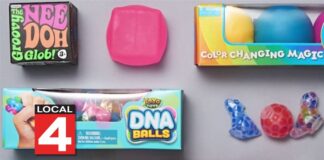 Squishy gel fidget toys risks, chemical burns, skin irritation reported