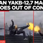 WATCH: Russian Helicopter Gatling Gun Spins Out of Control During Air Defense Training Mishap!