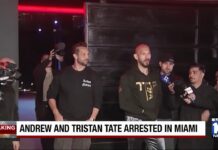 Social media influencers Andrew and Tristan Tate arrested in Miami
