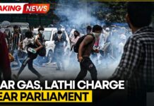 Cockroach Janta Party Protest: Police Use Force to Disperse Protesters Near Parliament | Breaking